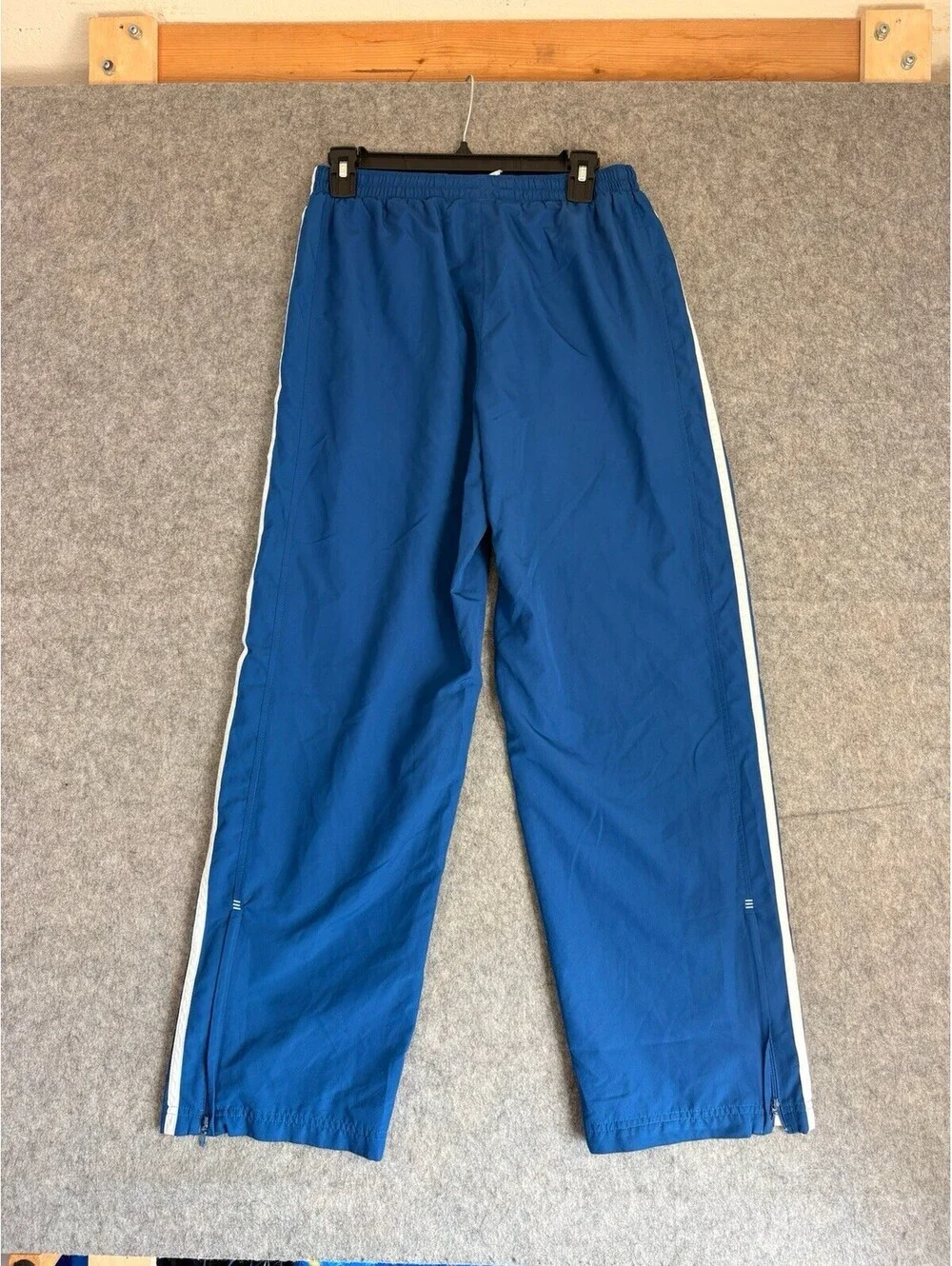 Vintage 90s Adidas Zip Pants Track Sweatpants Baggy XL y2k